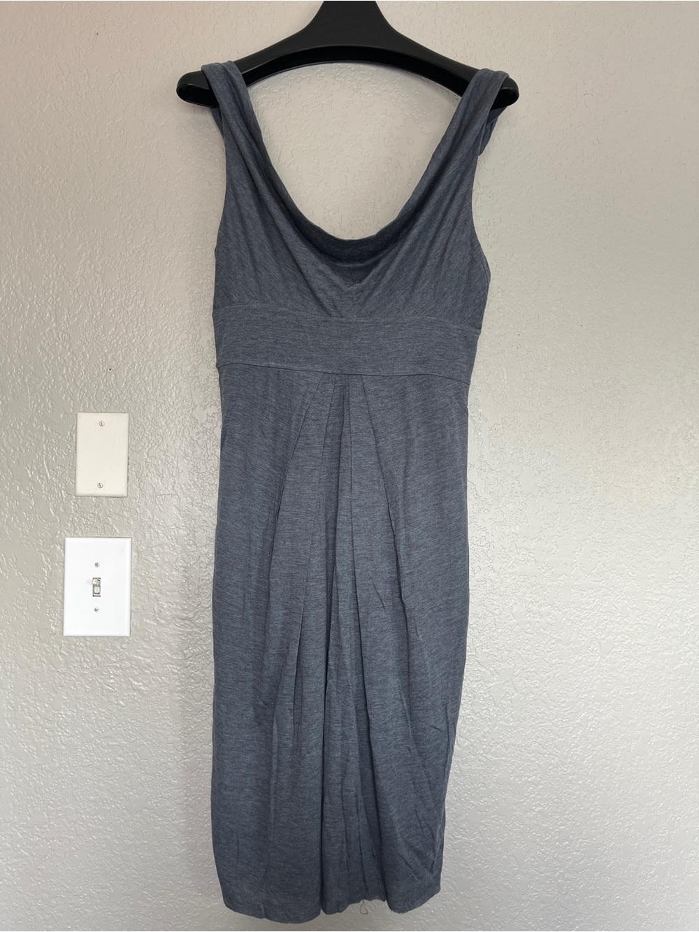 BCBGMaxAzria Gray Sleeveless Mini Dress